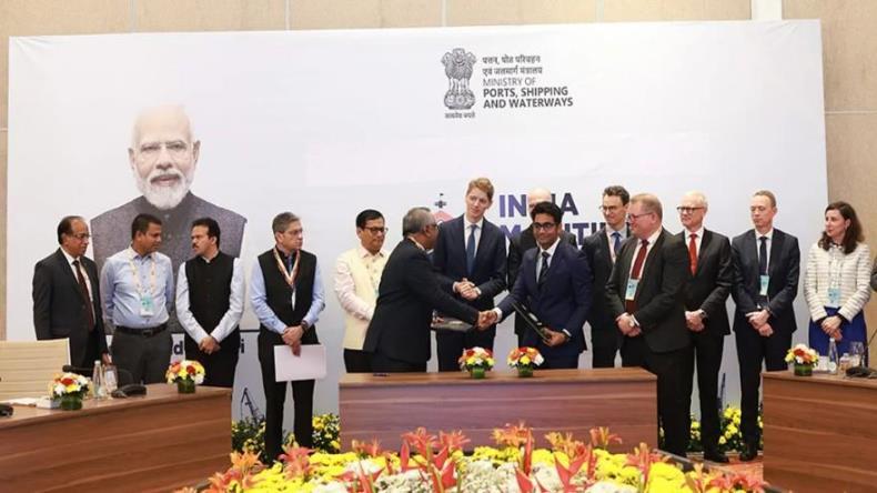 Maersk signing MoU at IMW 2025