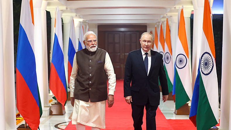 President Putin meets Modi in New Delhi