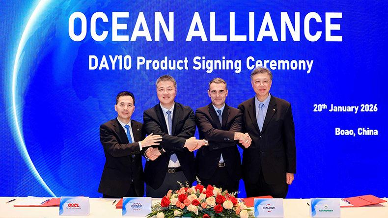 Ocean Alliance Day 10 product signing ceremony on January 20, 2026