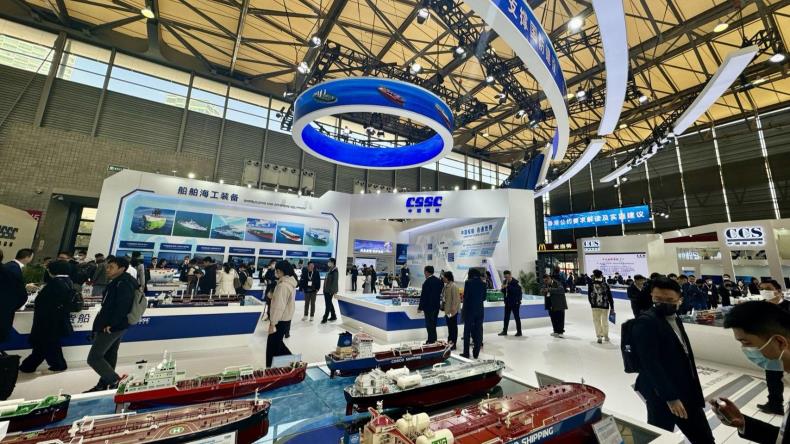 Marintec China exhibition halls in Shanghai
