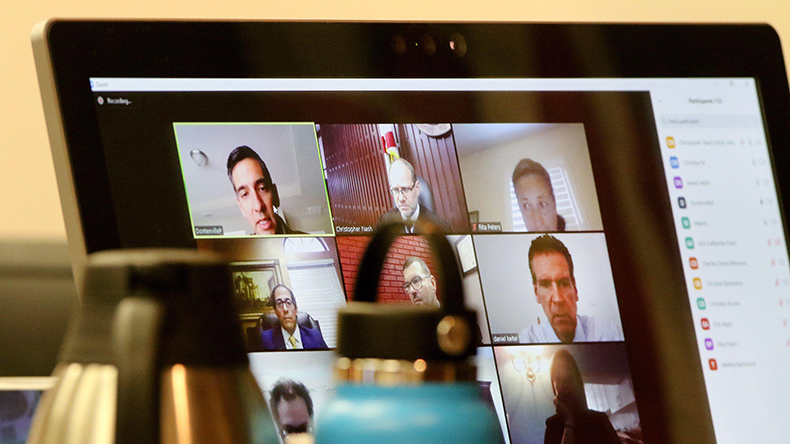 Zoom meeting court arbitration