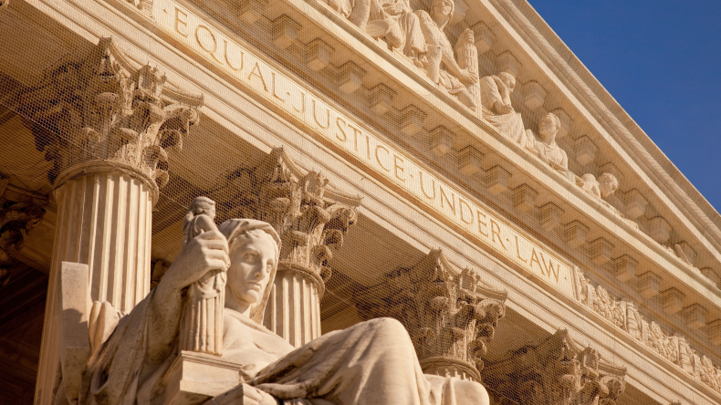 exterior of the US Supreme Court building in Washington DC