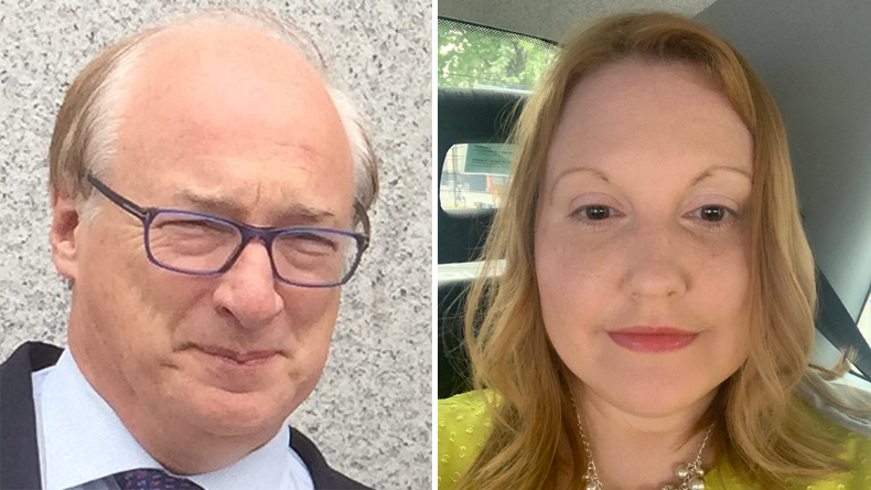 Chris Swart and Katie Pritchard