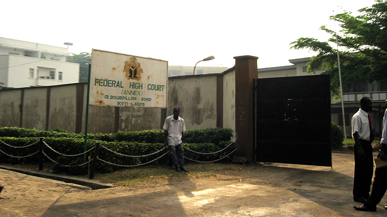 Federal High Law Court in Lagos in Nigeria