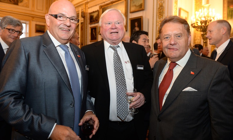 Denis Petropoulos, John Fredriksen and John Hayes