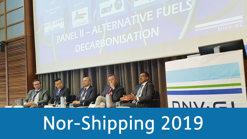 DNV GL panel, From left, Knut Orbeck Nilsson, Bill Guo, Ali Shehab, Francesco Bellusci, and Capt Rajalingam Balasubramaniam
