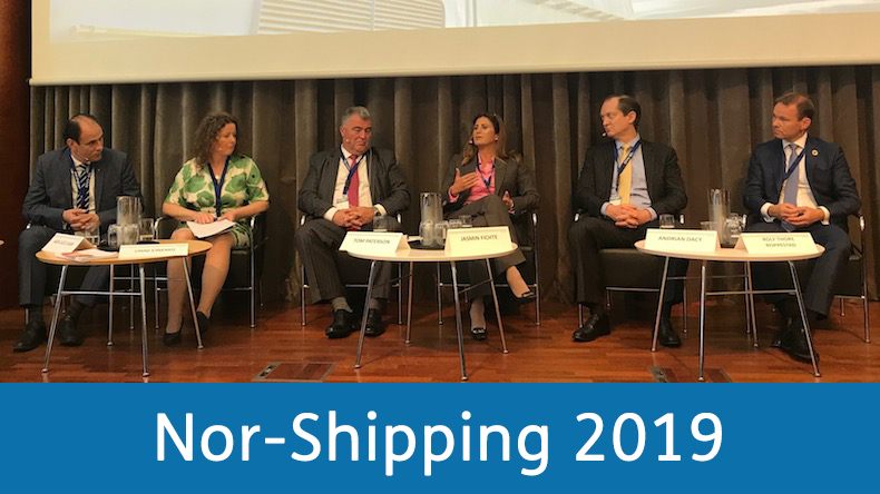 The sulphur cap panel at Nor-Shipping 2019