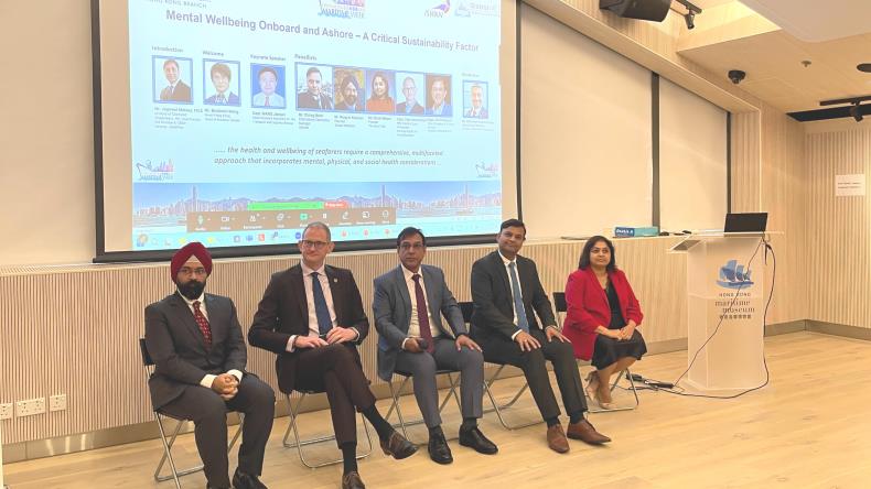 A panel discussed seafarers’ mental health during 2024 Hong Kong Maritime Week
