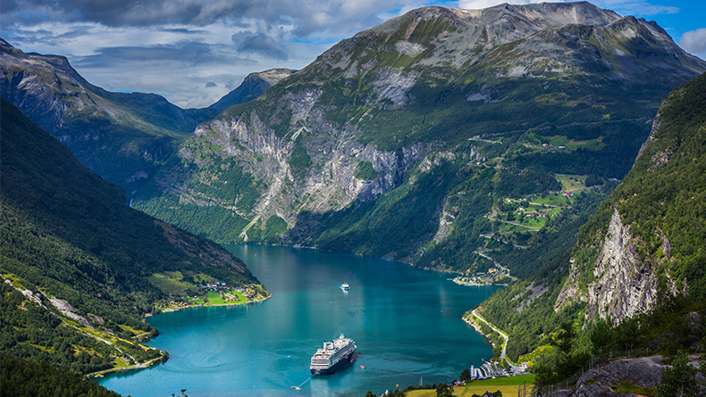 Geirangerfjord, one of Norway's Unesco World Heritage sites.