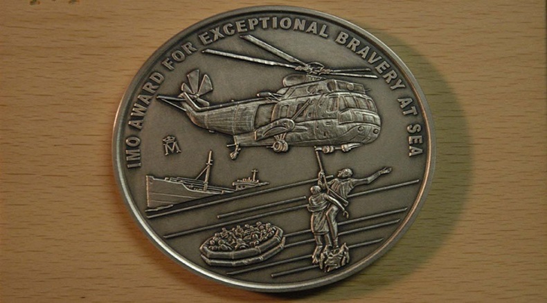 IMO Bravery Award medal