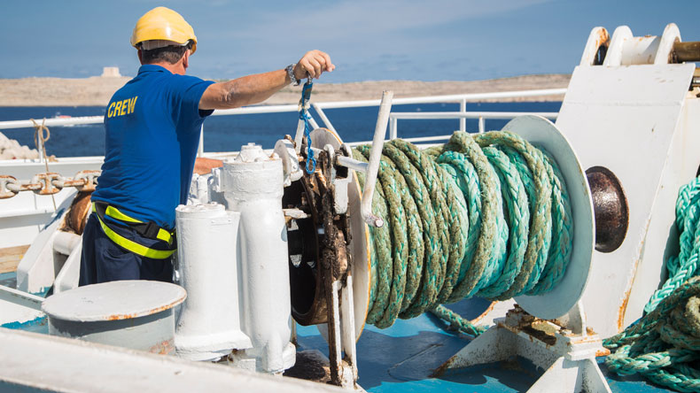 Seafarer at work