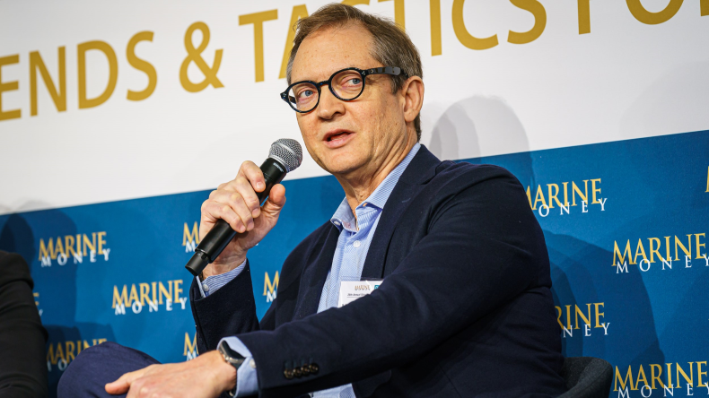 Andy Dacy JP Morgan at Marine Money 2024