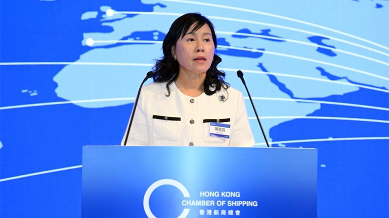 Mable Chan from Hong Kong Chamber of Shipping 