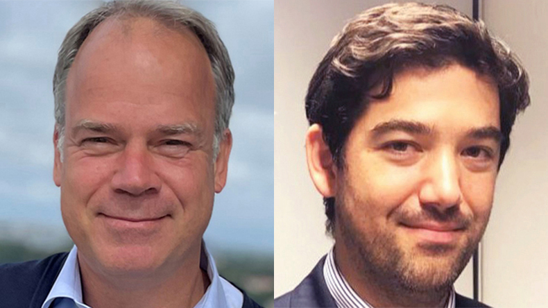 Nikolaus Schües, BIMCO president, left, and Sotiris Raptis, secretary general of the European Community Shipowners’ Associations