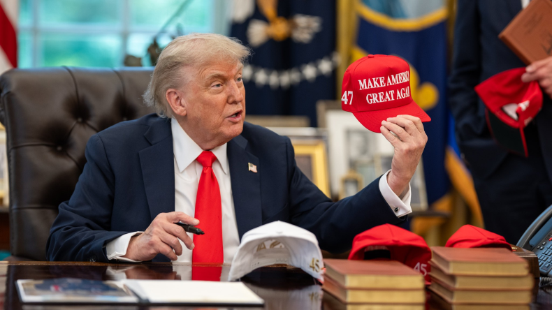 Trump in Oval Office credit White House