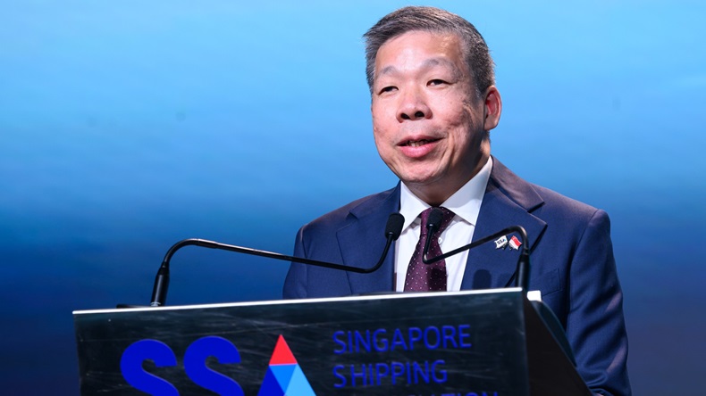 Teo Teng Seng, president of the Singapore Shipping Association
