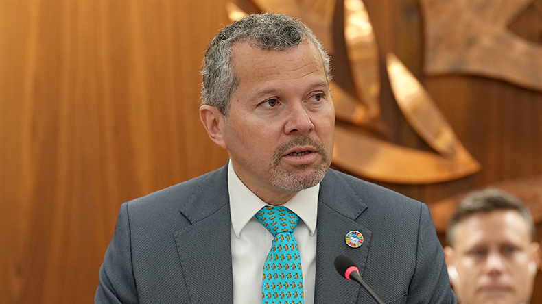 IMO secretary-general Arsenio Dominguez 