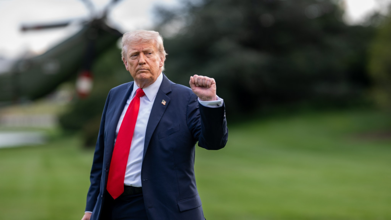 Trump WH lawn credit White House