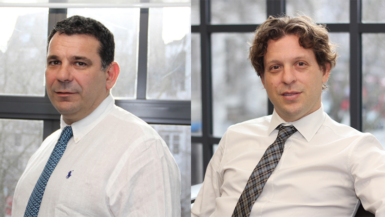 Gary Brocklesby, left, chairman, and Nicolas Busch, chief executive, co-founders of Navig8 Group