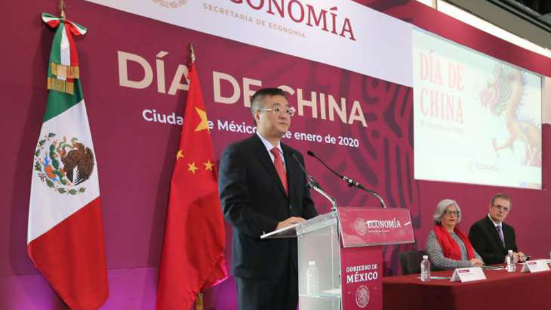 Chinas ambassador to Mexico Zhu Qingqiao