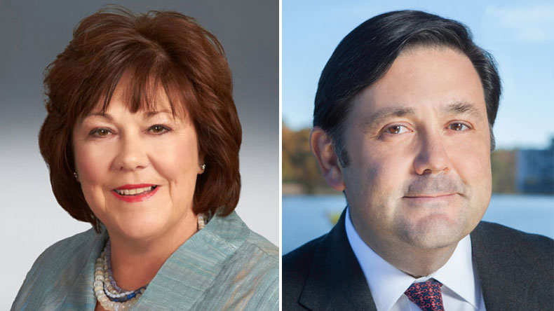 Kathleen Haines of Heidmar and Hew Crooks of Ridgebury Tankers