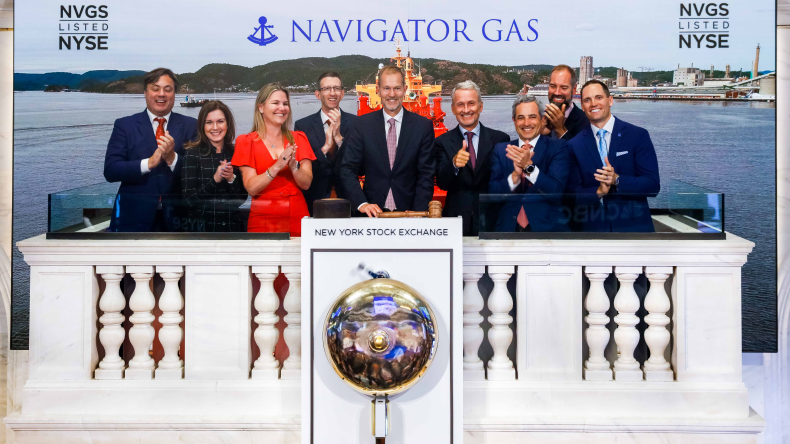 Navigator execs at NYSE closing bell