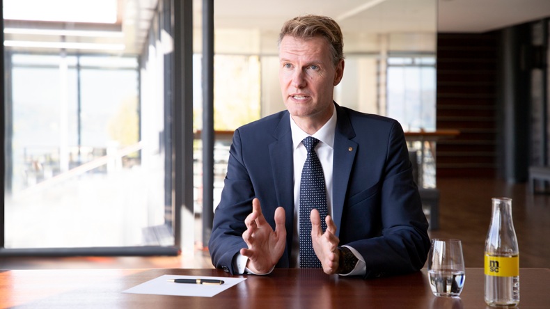 Mediterranean Shipping Co chief executive Søren Toft