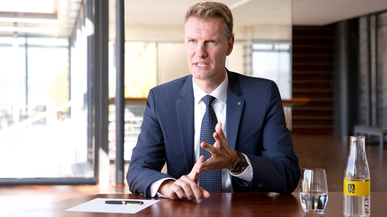 Mediterranean Shipping Co chief executive Søren Toft