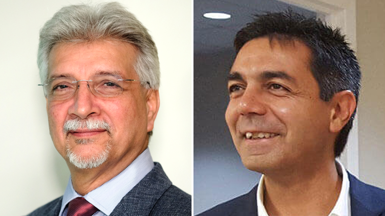 Vikram Sharma, left, and Amar Kanaan