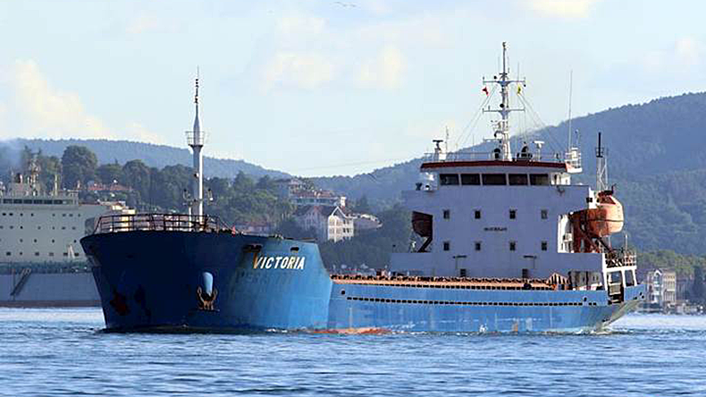 Tanzania-flagged cargoship Anka which was seized by Ukrainian authorities.
