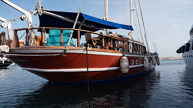 An image of the Gaza flotilla, part of the Global Sumud Flotilla en route to Israel