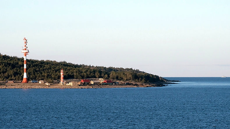 Gogland island in the Gulf of Finland