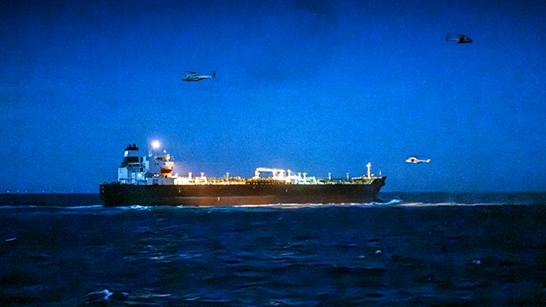 Stateless shadow fleet tanker seized by French and Belgian forces in North Sea