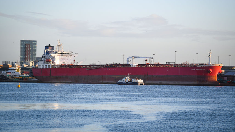 Nave Andromeda at Southampton. Credit Finnbarr Webster/Getty Images