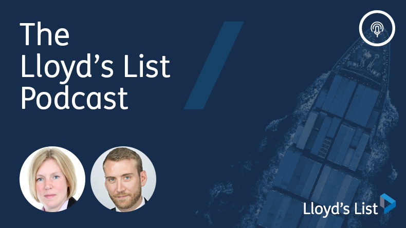 On the Lloyd’s List podcast (from left): Eleanor Hadland, Drewry’s senior associate — ports and terminals and Linton Nightingale.