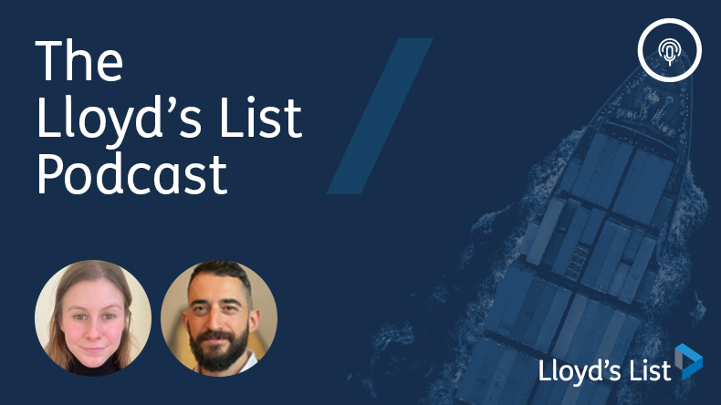 On the Lloyd’s List Podcast (from left): Tomer Raanan, maritime risk analyst, and Bridget Diakun, compliance analyst, both of Lloyd’s List.