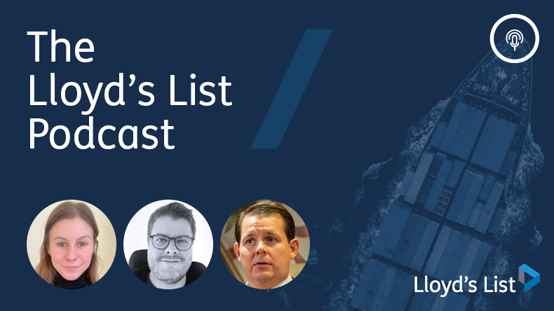 On the Lloyd’s List Podcast (from left): Bridget Diakun, Christian Panton and Liberian Registry’s Alfonso Castillero