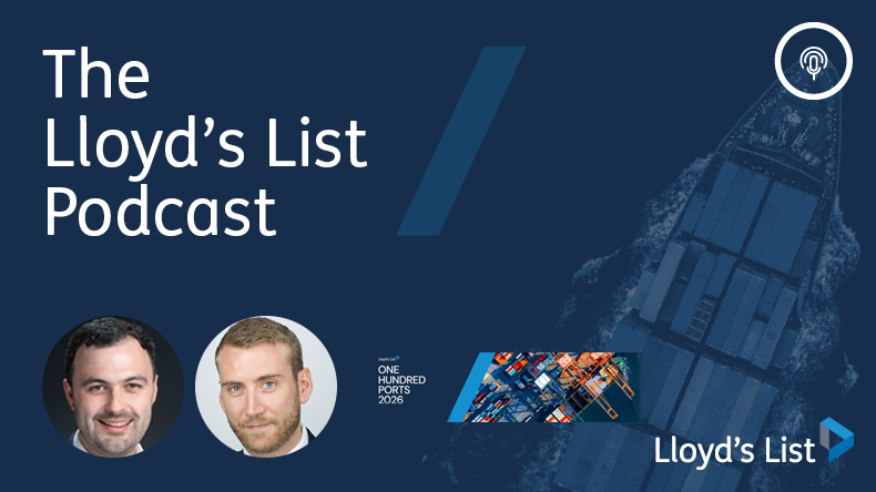 On the Lloyd’s List podcast from left: Joshua Minchin and Linton Nightingale
