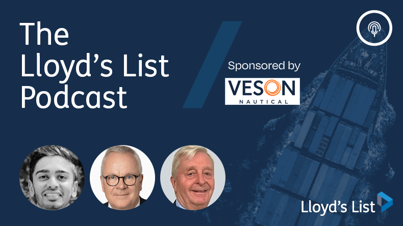 On the podcast, from left: Sachin Bhojani of S&P, Thomas Nordberg of Swedish Club and Julian South of Wilson Europe.