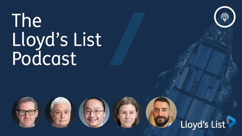 On the podcast, from left: Richard Meade, David Osler, Cichen Shen, Bridget Diakun and Tomer Raanan.