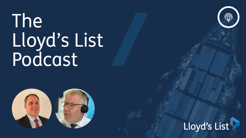 On the Lloyd's List podcast from left: Joe Kramek, chief executive, World Shipping Council and Henning Morgen, group historian at Maersk