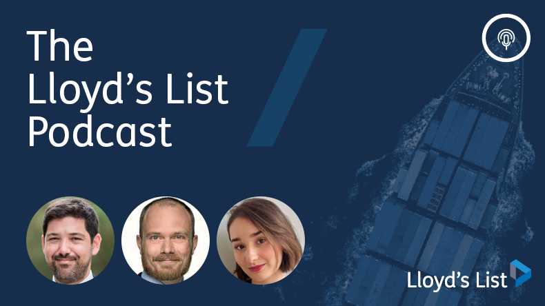 On Lloyd's List podcast from left: Sotiris Raptis, ECSA; Simon Bergulf, WSC and Delphine Kaczorowski, Opportunity Green