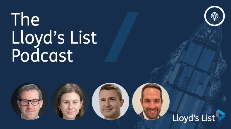 On the Lloyd's List podcast from left: Richard Meade, Bridget Diakun, Greg Miller and Ian Ralby