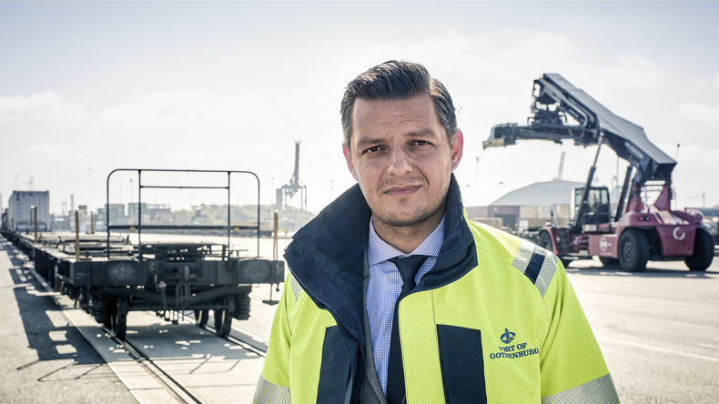 Port of Gothenburg chief executive Elvir Dzanic