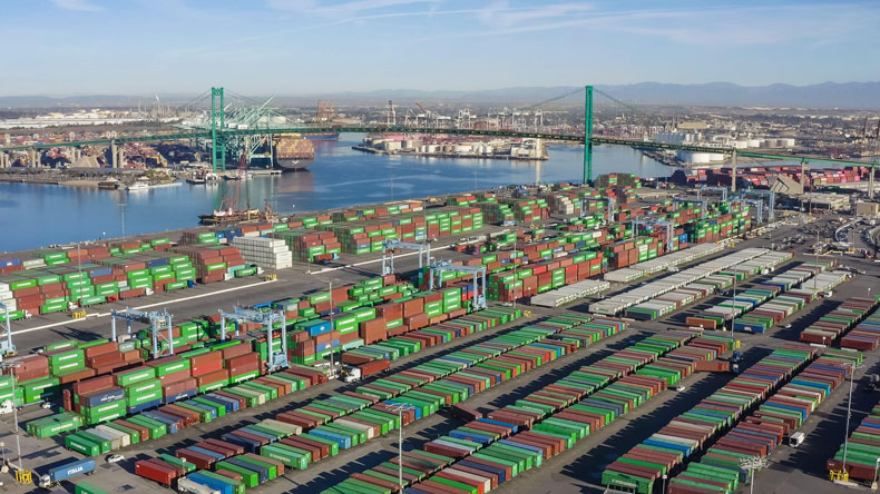 Los Angeles containers
