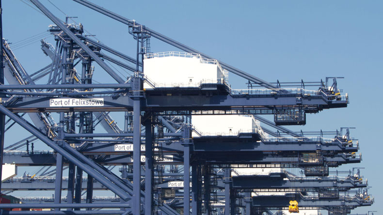 Cranes at Felixstowe