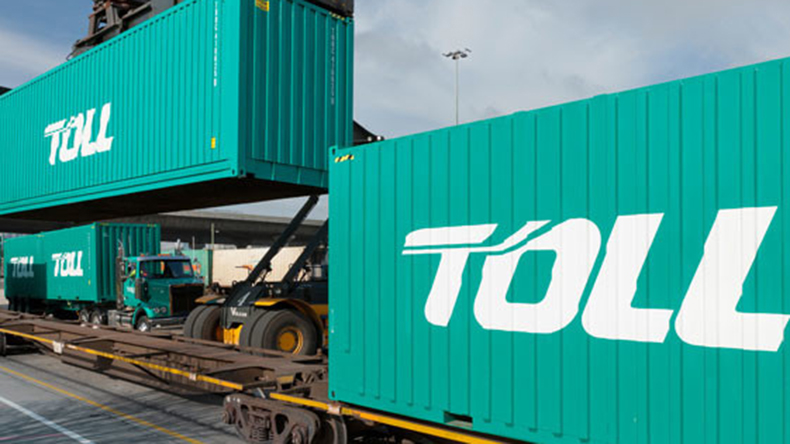 Toll Group (logistics) containers credit Toll Holdings