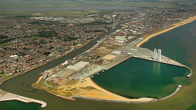 Great Yarmouth port, Norfolk, UK