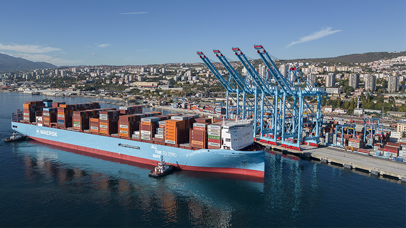 Alva Maersk at APM Terminals officially opened its newest site last week at Rijeka in Croatia