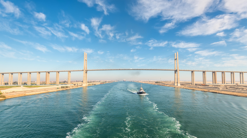 Suez Canal Al Salam Peace Bridge